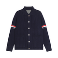 Unisex Herringbone Cardigan Jacket