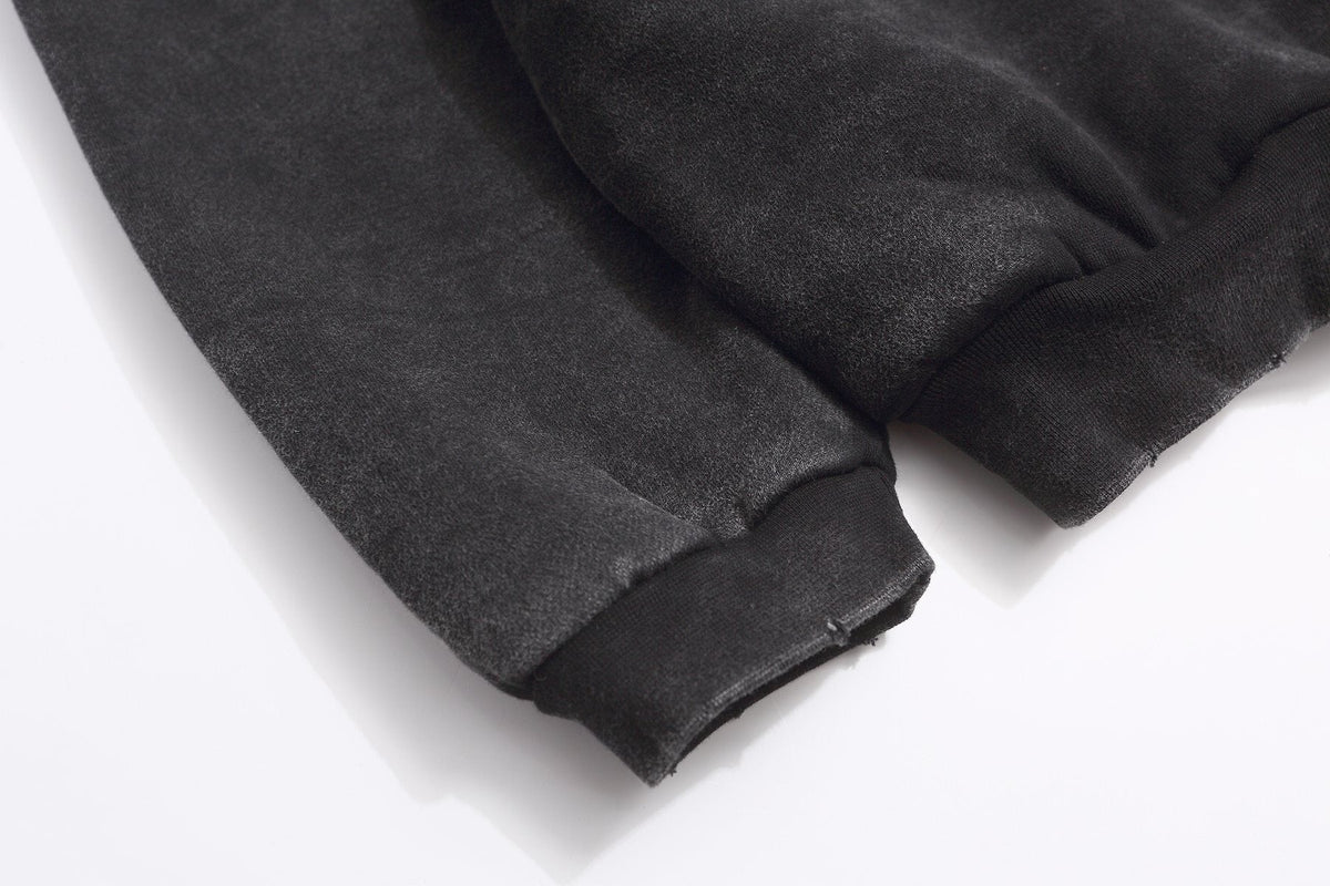 Fear of God Washed Black Side-Pocket Hoodie
